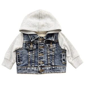 Tucker + Tate Denim Hoodie Jacket 3M